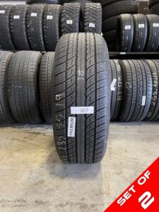 SET OF 2 235/55R19 Uniroyal Tiger Paw Touring A/S 101 V SL - Premium Used Tires